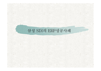 삼성 SDI의 ERP 성공사례-1