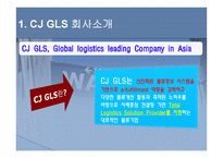 물류관리론 CJGLS-3