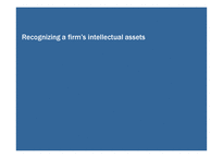 Recognizing a firm’s intellectual assets-1