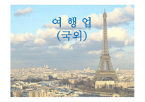 국외여행업 레포트-1