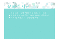 농촌체험관광마을의 장소 자산과 유형-9