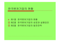 한국 벤처기업의 현황-2