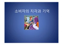 소비자의 지각과 기억-1