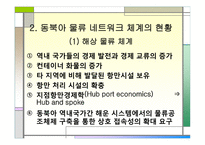 국제운송론 동북아 물류중심국가를 향한 경쟁-5