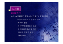 WTO체제하에서의 우리나라의 농업의 현실과 방향-3