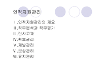 인적자원관리보고서-1