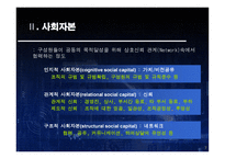 사회자본 SocialCapital의 이해-7