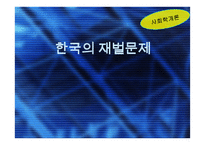 사회학개론 한국의 재벌 문제-1