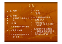 비정규직 근로자의 실태와 법적 문제-2