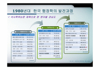 한국행 정학의 발달과정-19