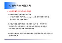 전략적 마케팅 계획-19