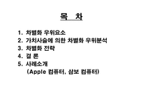 차별화 우위&차별화 전략-2