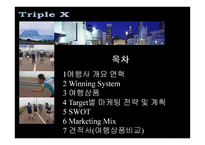 TripleX여행사 현황 Target별 마케팅 전략-1