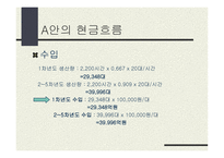 LCC 분석사례 제품 생산을 위한두 설비 대안-7