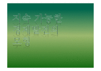 지속 가능한 경제발전의 모형-1