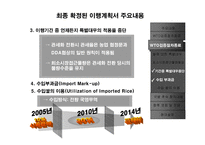 쌀협상 이행계획서 수정안의 WTO 검증 완료에 따른 향후 쟁점-7
