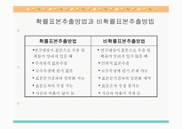 표본 추출 방법-3