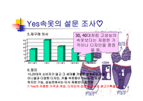 예스 Yes속옷의 광고기획서-5