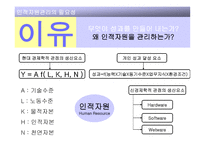 인적자원관리 개론-3