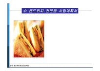 창업계획 서수 샌드위치 전문점 사업계획서-1