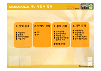 DIY김밥 MARAMANZO사업계획서-2