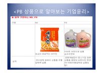 PB상품으로 알아보는 기업윤리의 식-9