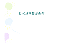 한국 교육행정조직-1