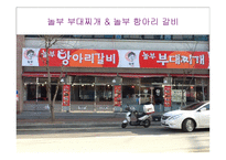 놀부 부대찌개&놀부 항아리갈비 성공사례조사-1