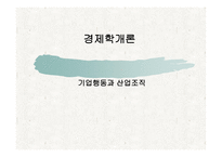 기업 행동과 산업조직 리포트-1