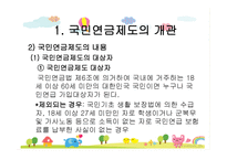 국민연금제도 레포트-3