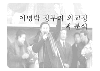 이명박 정부의 외교정책분석 국제정치의 이해-1