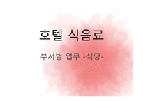 호텔식 음료 레포트-4