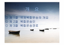 국제 복합운송 물류-2