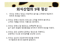 외식산업 실무론 외식점포 근무수칙과 서비스 요령-3