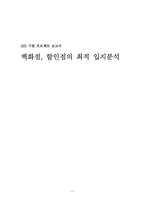 [지리학 GIS] 백화점, 할인점의 최적 입지분석-1