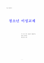 [상담과 생활지도] 청소년 이성교제 -중학교 3학년-1