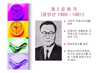 우리나라 행정부의 변천사 제1공화국부터~참여정부까지-6