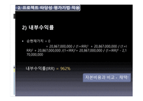 Hynix 반도체 프로젝트의 타당성 평가기법과 불확실 성하에서 의자 본예산 결정 Hynix 반도체 프로젝트의 타당성 평가기법과 불확실 성하에서 의자 본예산 결정-10