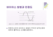 이미터 접지 증폭기의 바이어스와 증폭도3-6
