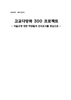 고교 다양화 300 프로젝트 자율고에 대한 학생들의 인식조사를 중심으로-1
