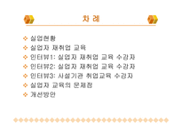 실업자 재취업교육과 문제점-2