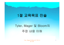 교육목표와 교육내용-2