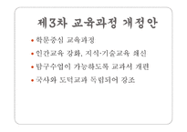 우리나라 교육과정의 변천 보고서-8