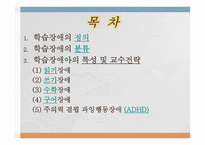 학습장애아의 교육적 접근-2