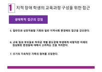 학령기 교육적 접근 교육과정 정신지체아 교육-10