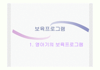 보육프로그램 레포트-1