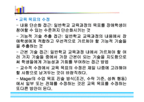 특수교육과 교과 교육의 목표1-13
