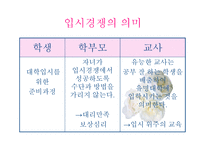 입시문제의 양상과 심층구조5-9