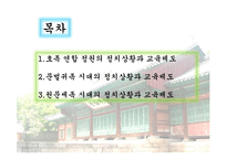 고려시대의 정치상황과 교육제도-2
