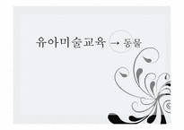 유아미술교육 동물 활동계획안-1